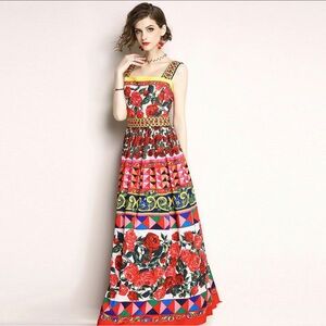 NWOT Maxi floral beautiful dress